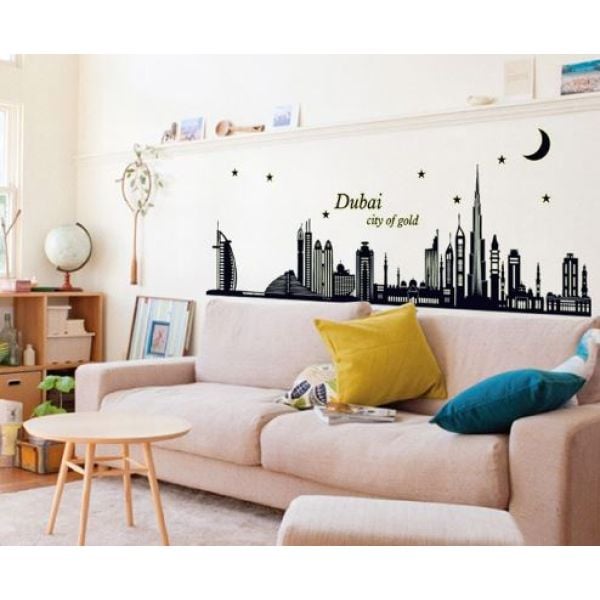 Wall sticker Ogromna svjetleća naljepnica Dubai