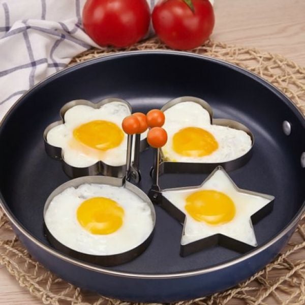 5x Kalup za pečenje jaja i drugih obroka. Nehrđajući čelik