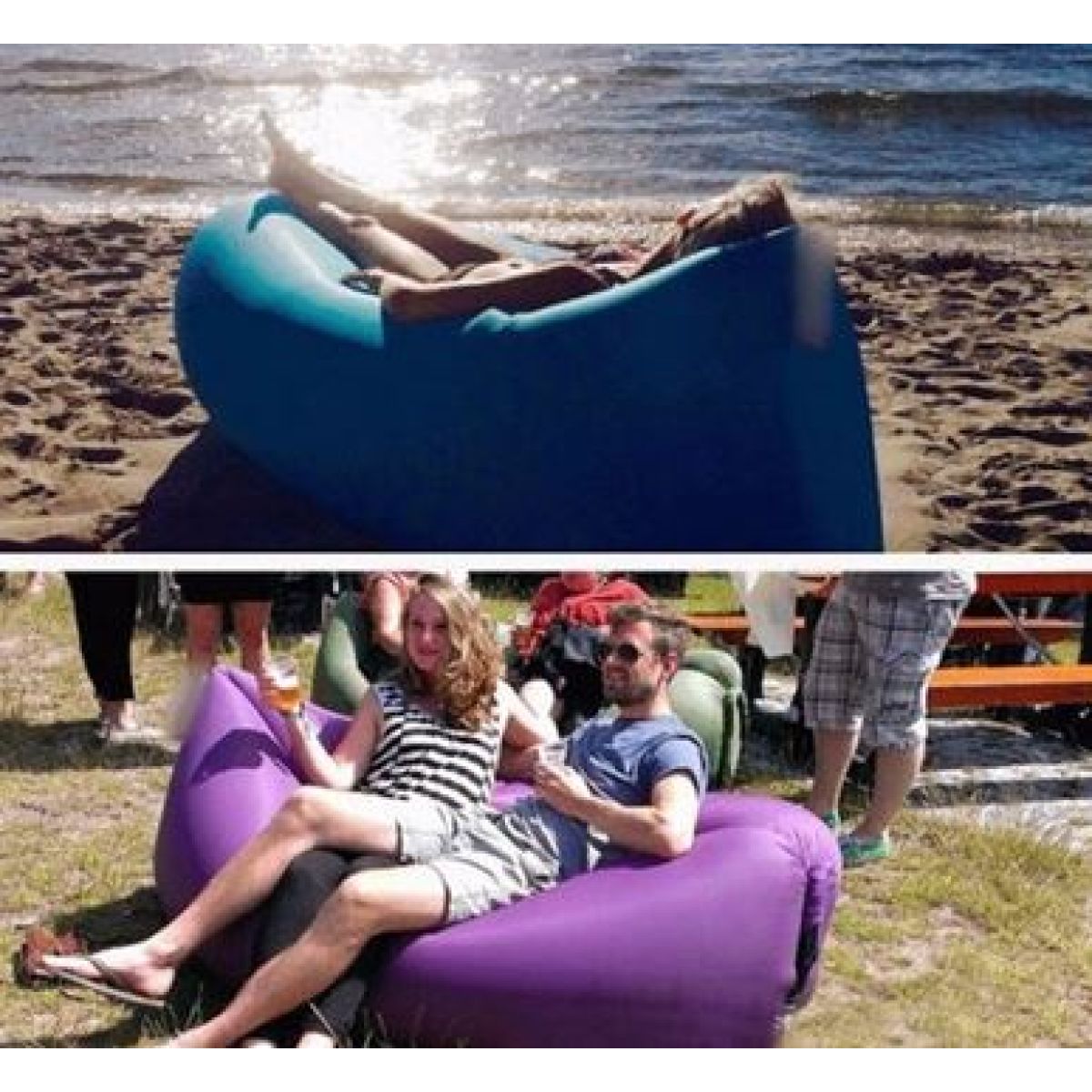 Air sofa - lako se puni zrakom i u samo par sekundi spremna HIT PROIZVOD