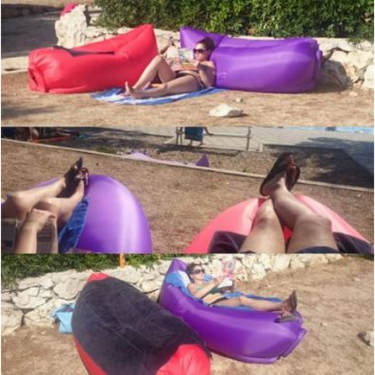 Air sofa - lako se puni zrakom i u samo par sekundi spremna HIT PROIZVOD