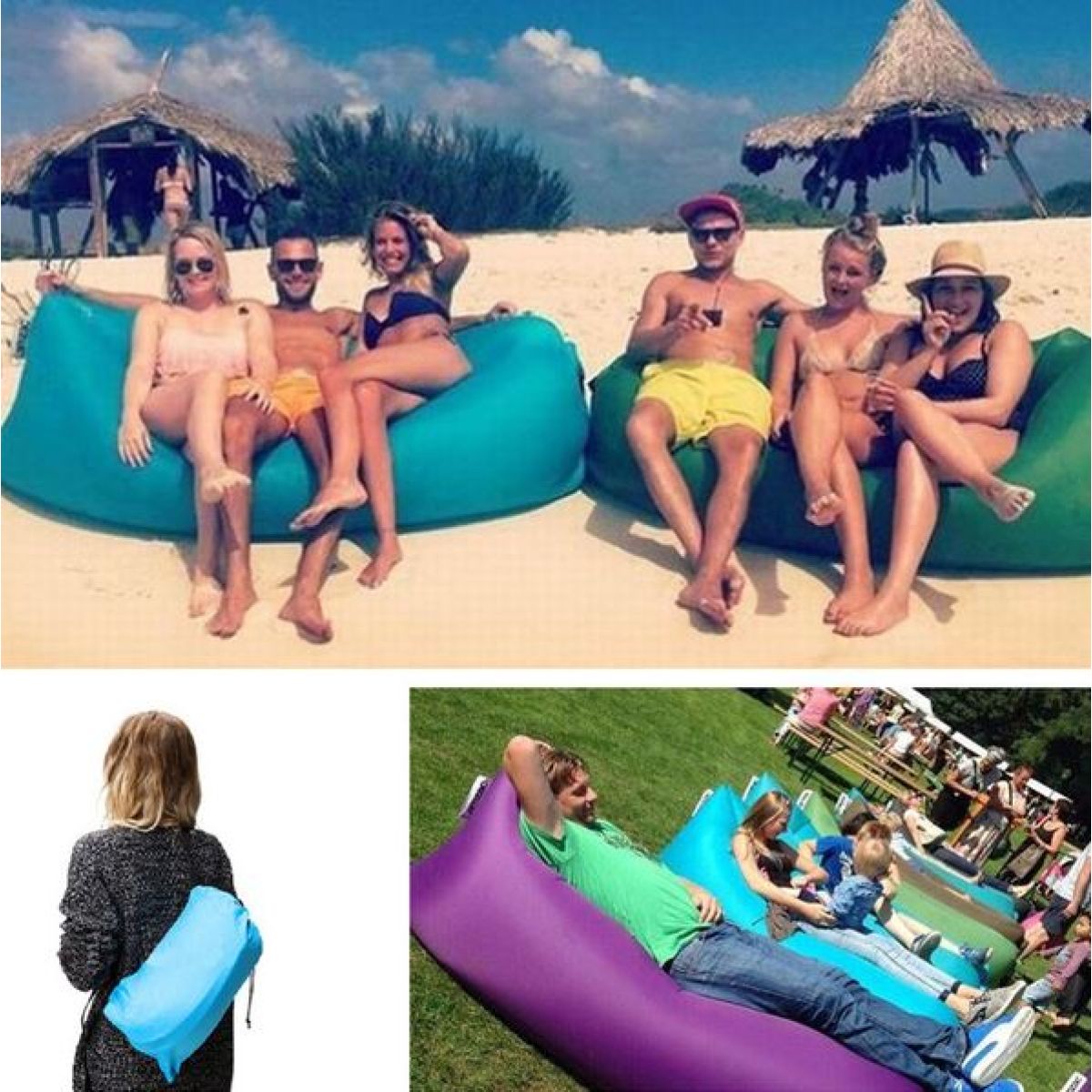 Air sofa - lako se puni zrakom i u samo par sekundi spremna HIT PROIZVOD