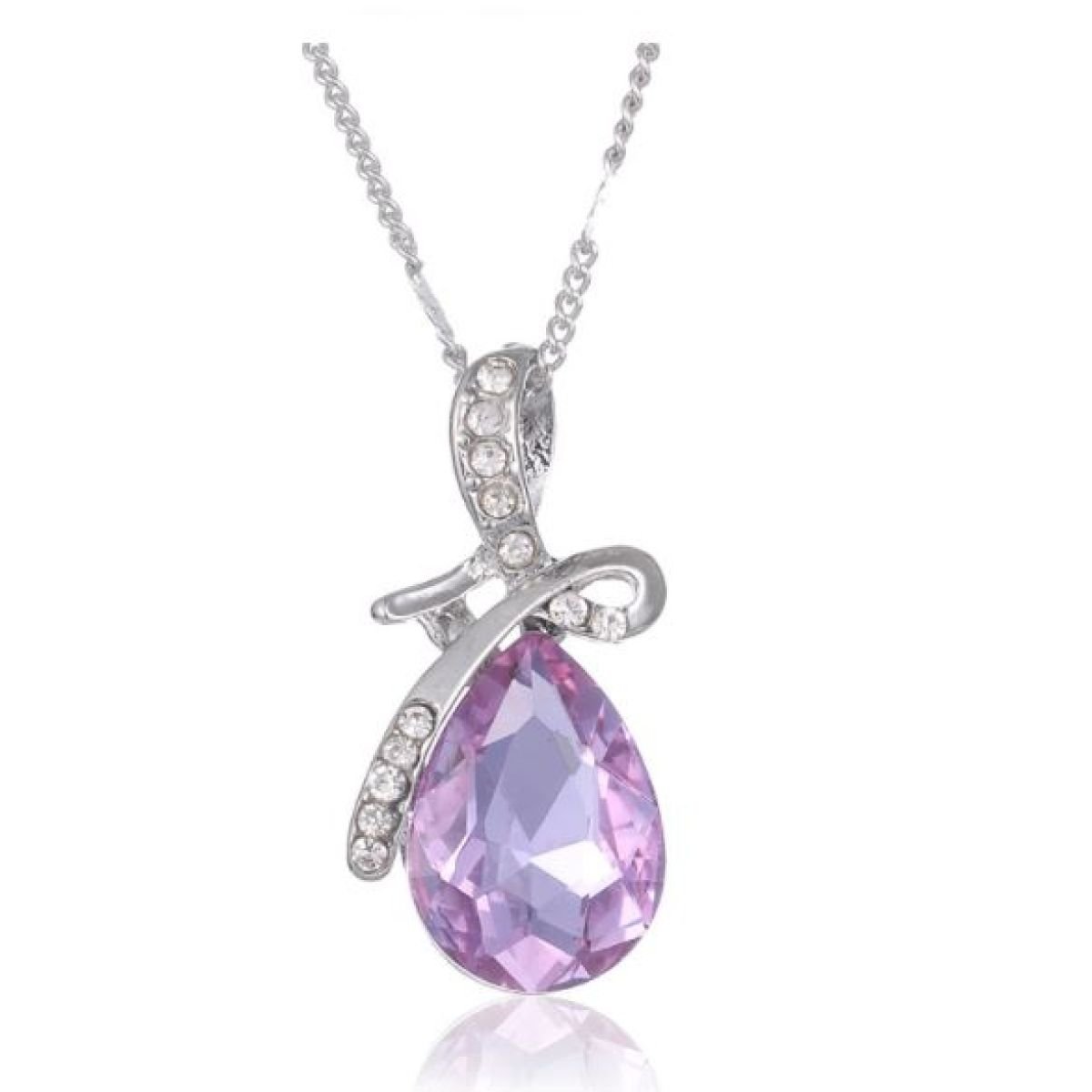 Kristalna ogrlica Eternal Love Teardrop Crystal