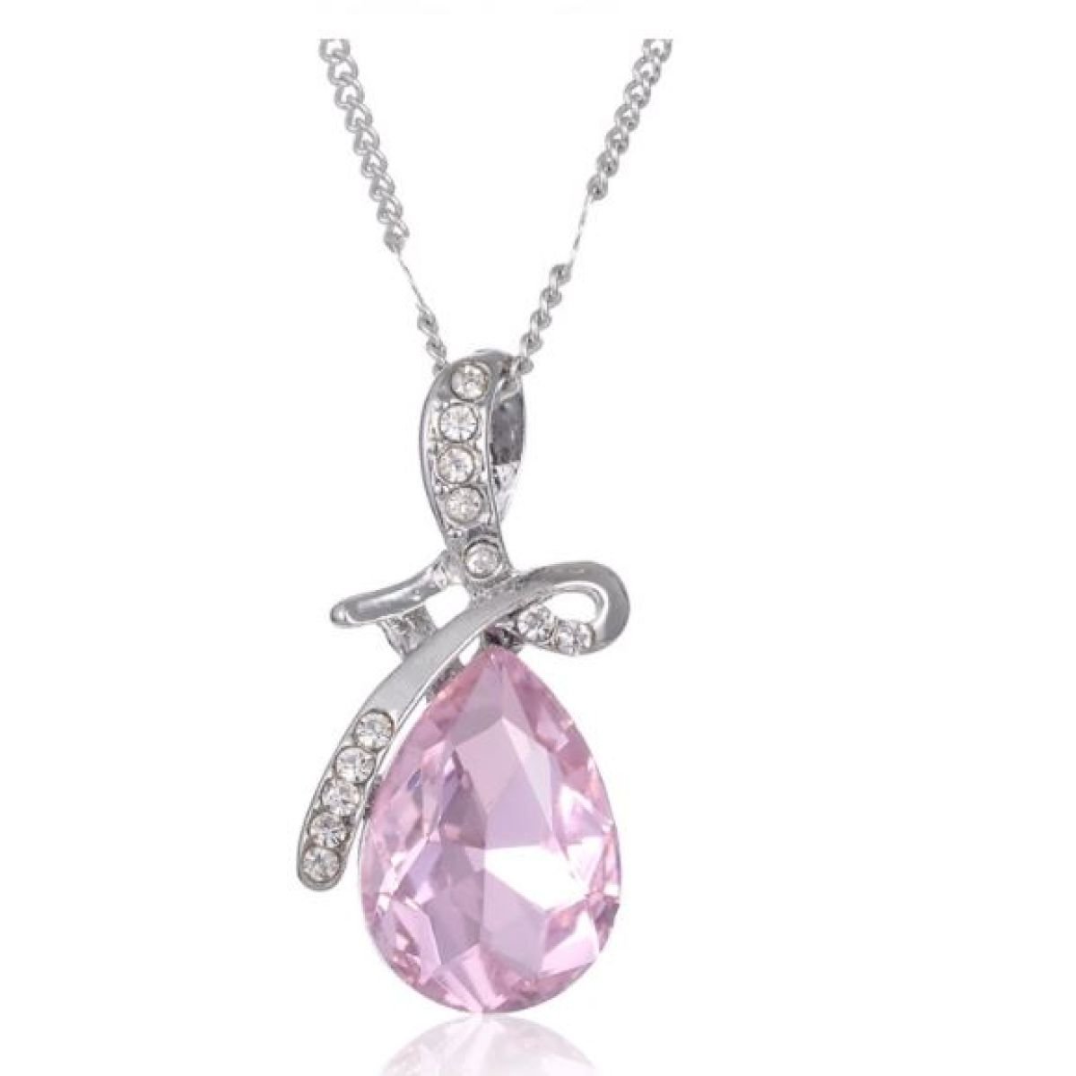 Kristalna ogrlica Eternal Love Teardrop Crystal