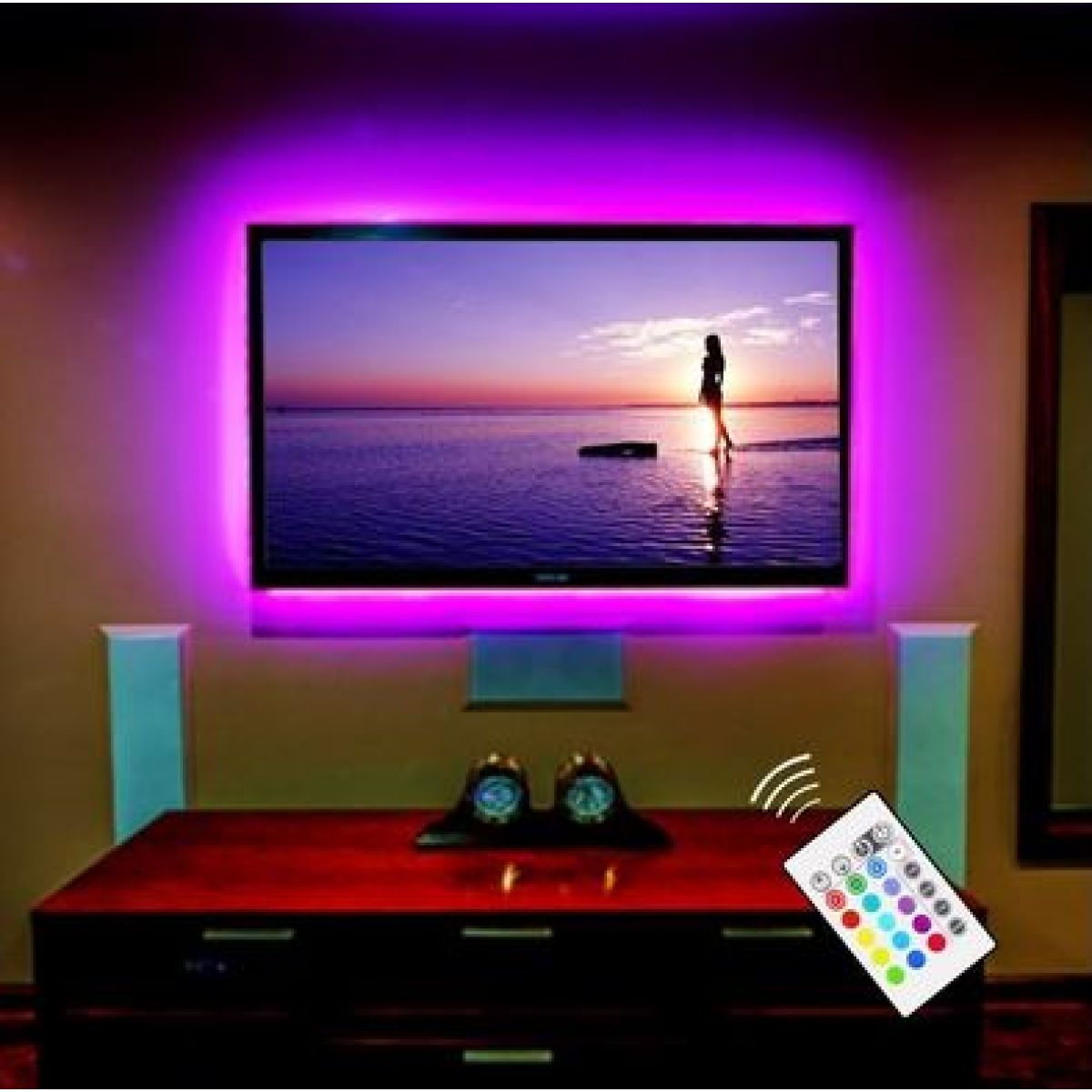 USB led traka 500 cm s daljinskim RGB Relax TV