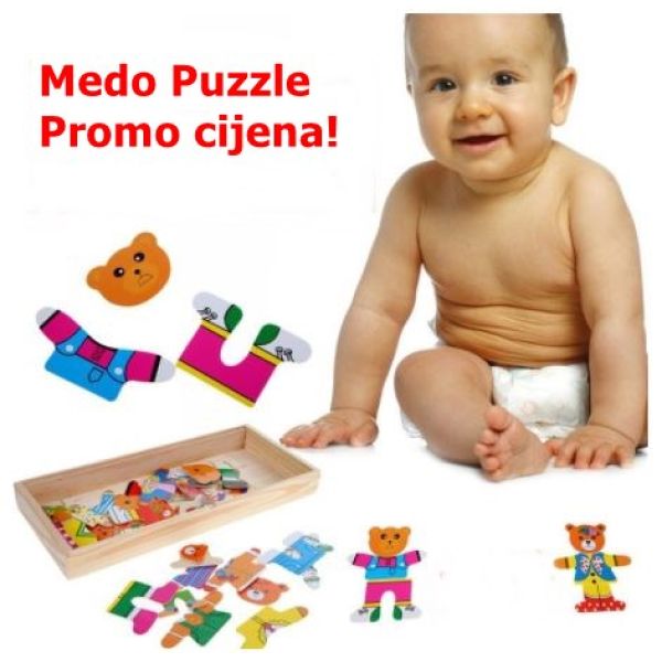 Medo puzzle oblačenje 