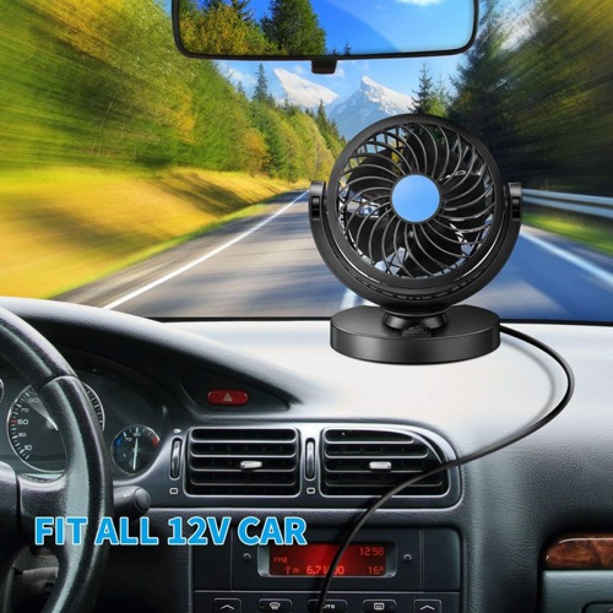 Rotirajući ventilator na upaljač 12V - akcija