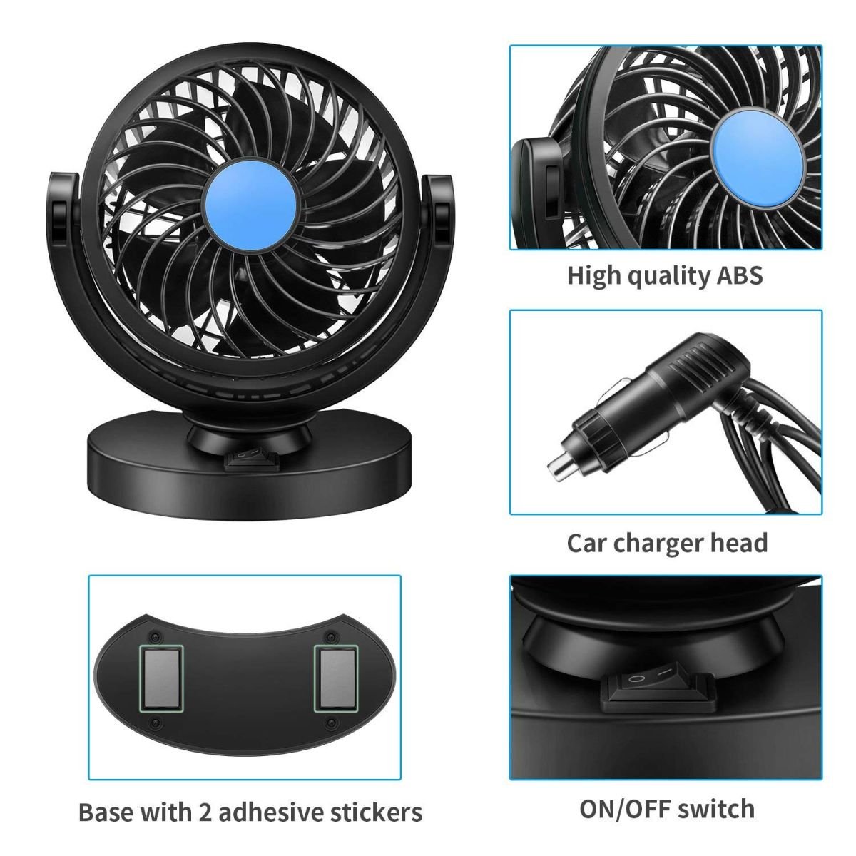 Rotirajući ventilator na upaljač 12V - akcija