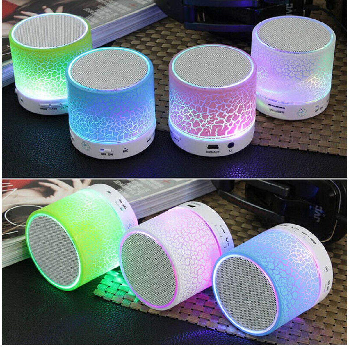 Bluetooth mini zvučnik sa svjetlosnim efektima