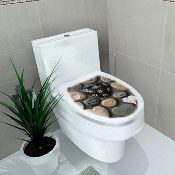 Novi dizajn za zabavnu kupaonicu - dekorativna naljepnica za wc dasku
