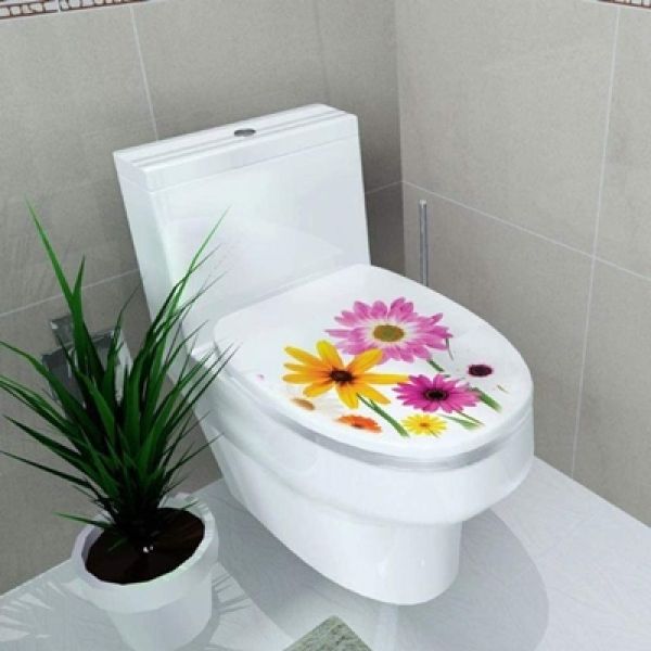 Novi dizajn za zabavnu kupaonicu - dekorativna naljepnica za wc dasku