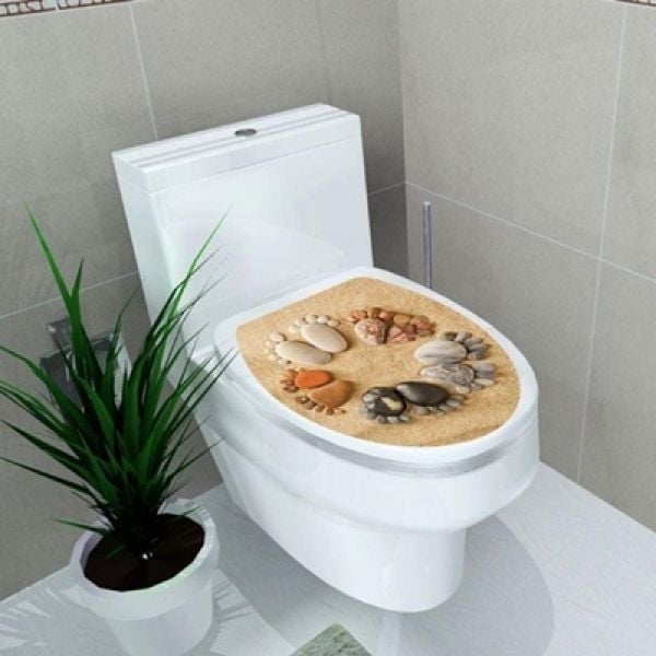 Novi dizajn za zabavnu kupaonicu - dekorativna naljepnica za wc dasku
