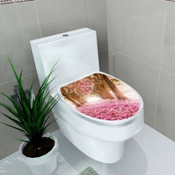 Novi dizajn za zabavnu kupaonicu - dekorativna naljepnica za wc dasku
