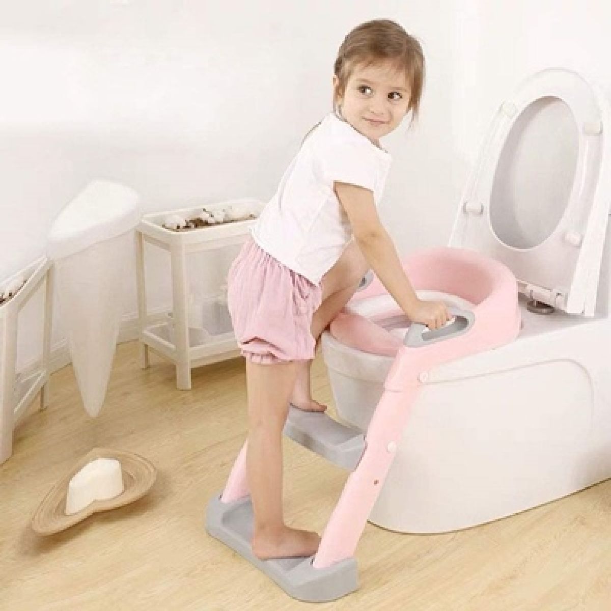 Potty training - dječji nastavak za wc sa stepenicom