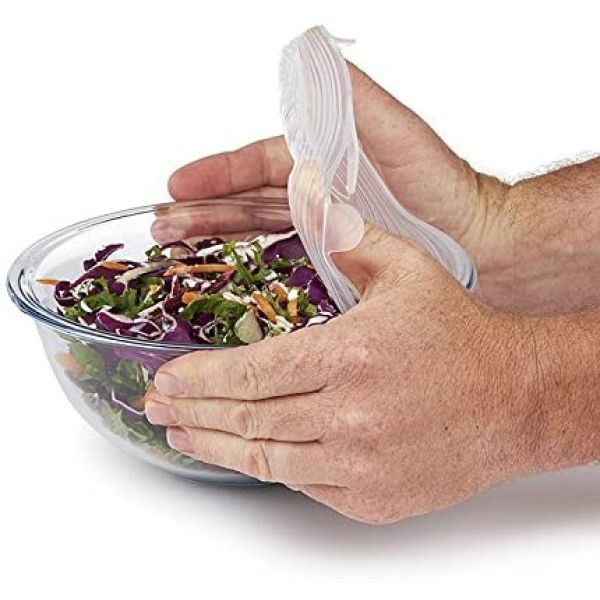 Rastezljivi silikonski poklopci set 6 poklopaca