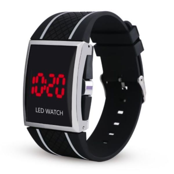 Led Unisex sat s gumenim remenom