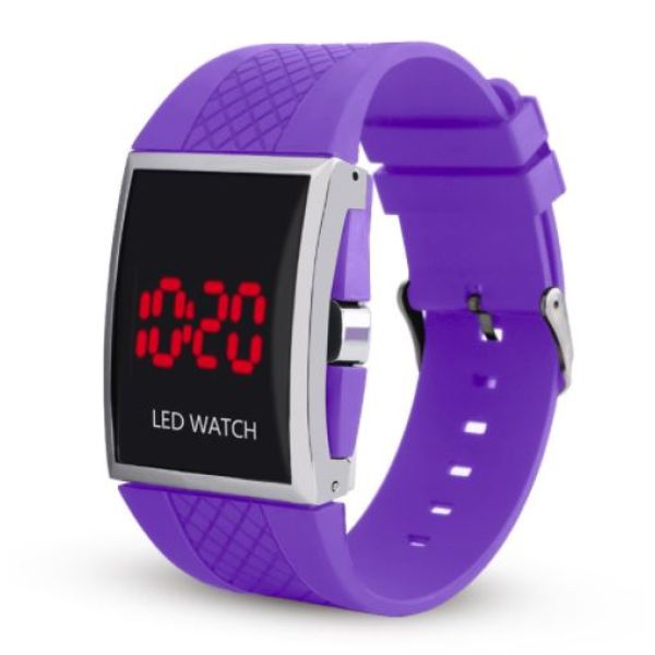 Led Unisex sat s gumenim remenom