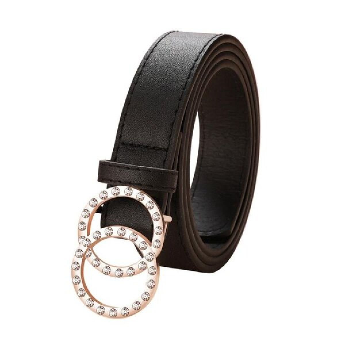 Crystal Double Ring - Ženski remen