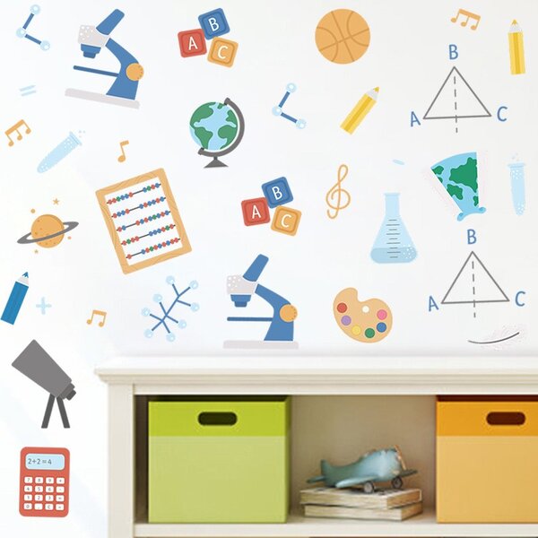 Zidna naljepnica "Student learning"