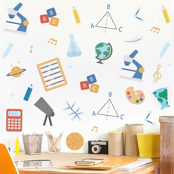 Zidna naljepnica "Student learning"