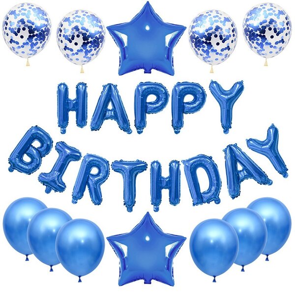 "Happy Birthday" rojstnodnevni paket 25v1