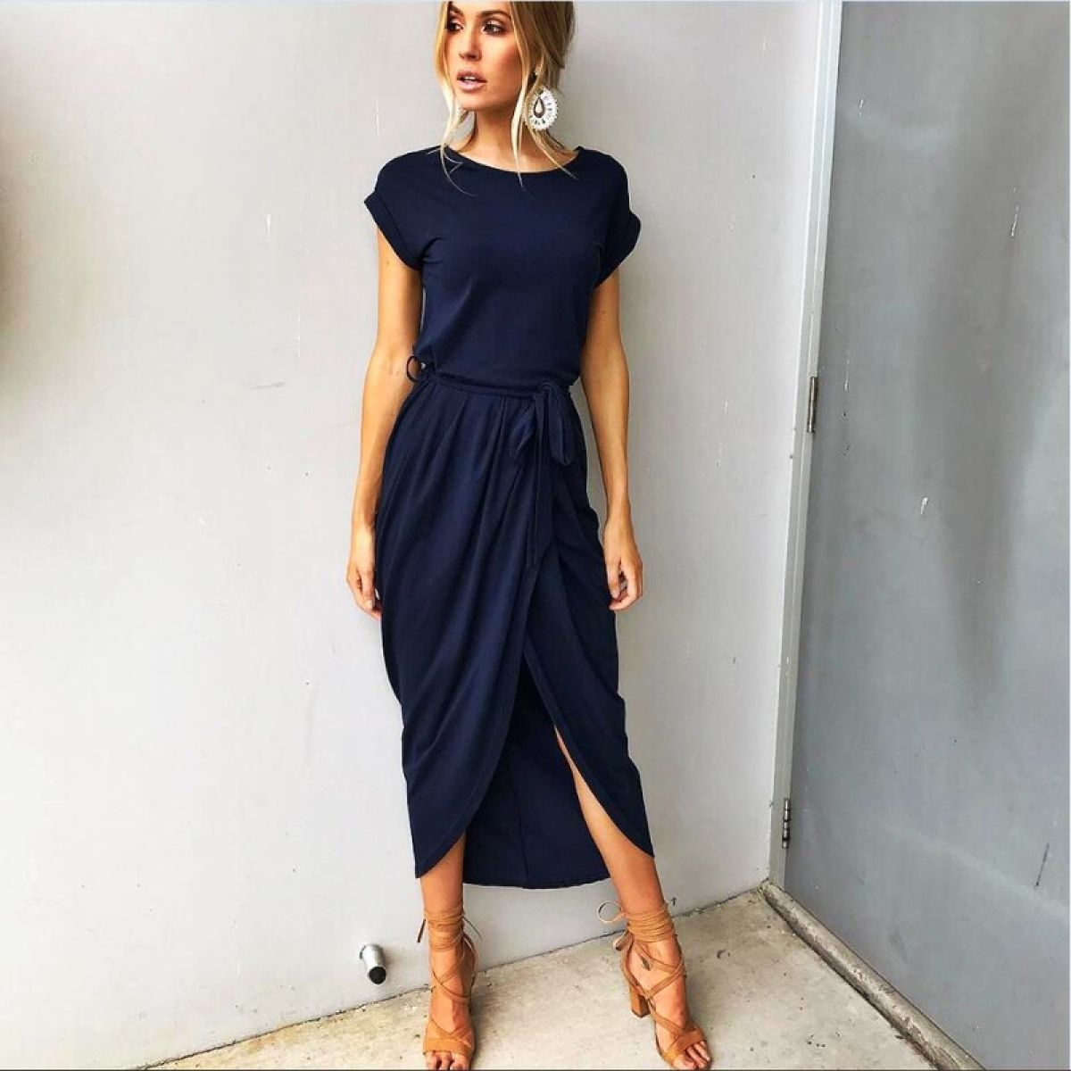 Haljina kratkih rukava "Summer Boho"