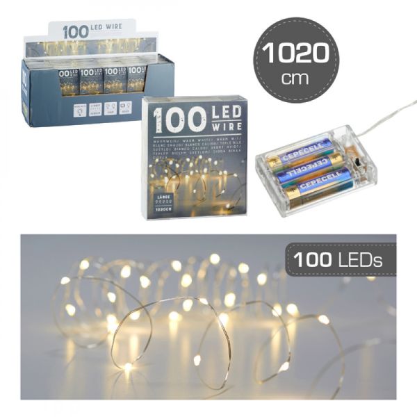 Lampice LED za najbolju božićnu rasvjetu, dužina 1020 cm