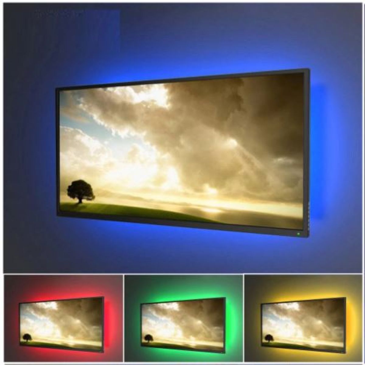 USB led traka 200 cm s daljinskim RGB Relax TV