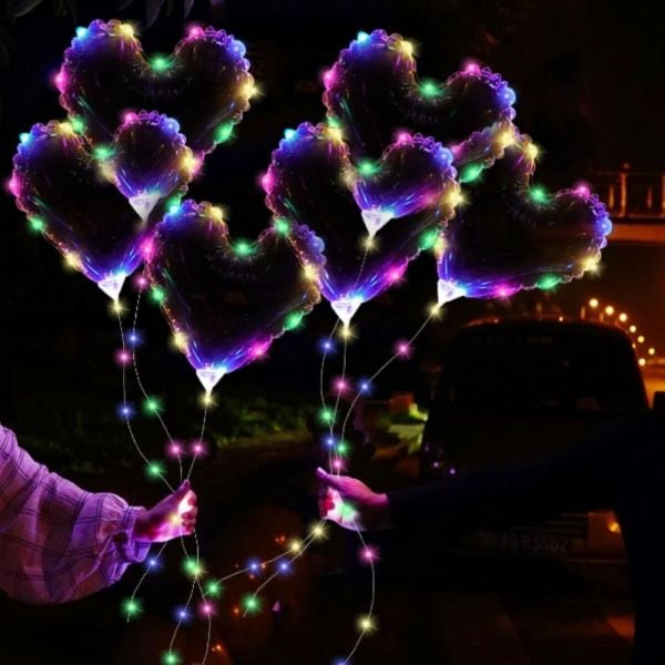 Magični LED balon u obliku srca