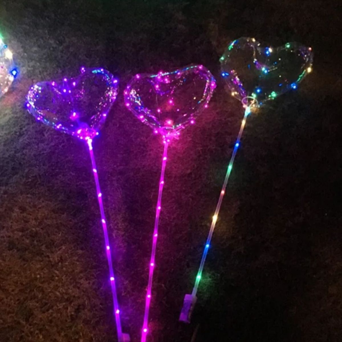 Magični LED balon u obliku srca