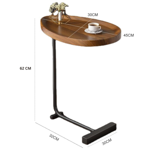 Eleganten leseni stranski stol
