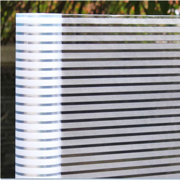 Prozorna samolepilna folija za steklo - Stripes
