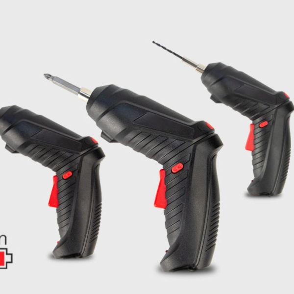 Akumulatorski električni vrtalnik (3,6 V) - Set 47 delov