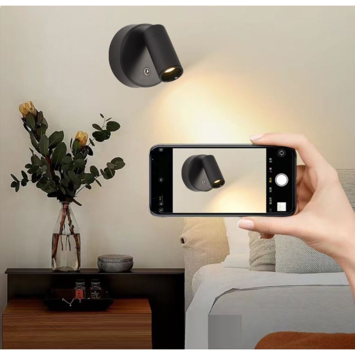 LED Rotirajuća Zidna Lampa - Flexy