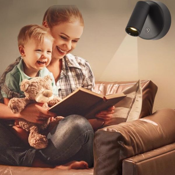 LED Rotirajuća Zidna Lampa - Flexy