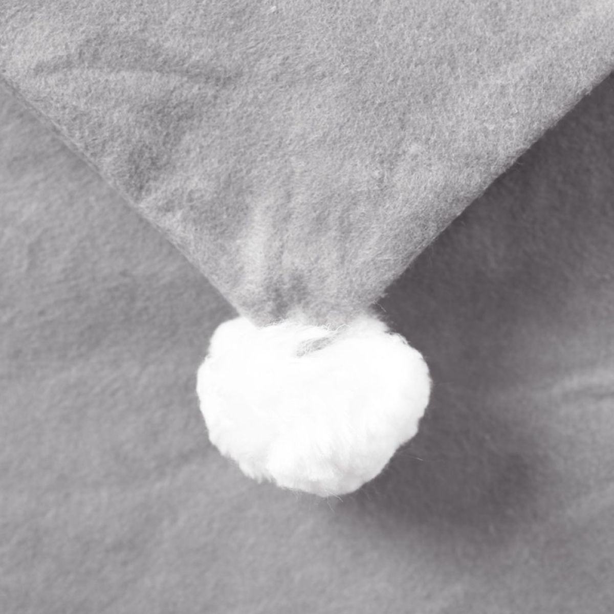 (6 kosov) Prevleke za stole - “Santa's hat” - siva barva