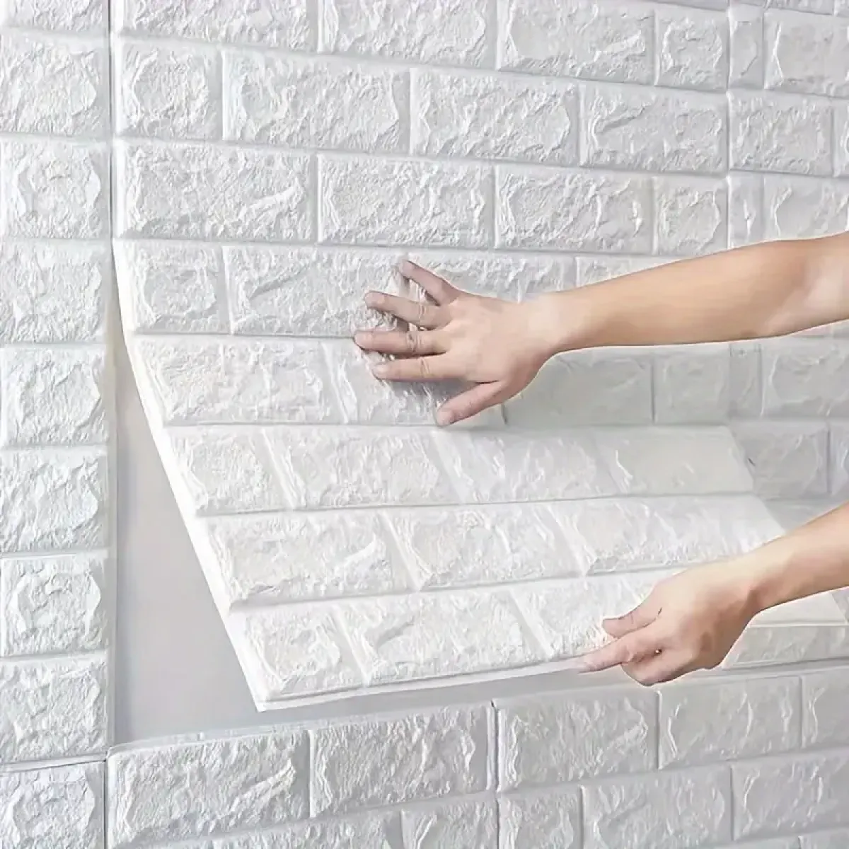 Samoljepljiva tapeta 3D cigla (77 cm x 70 cm)