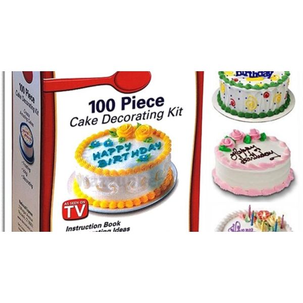 100-dijelni set za dekoriranje kolača i torti
