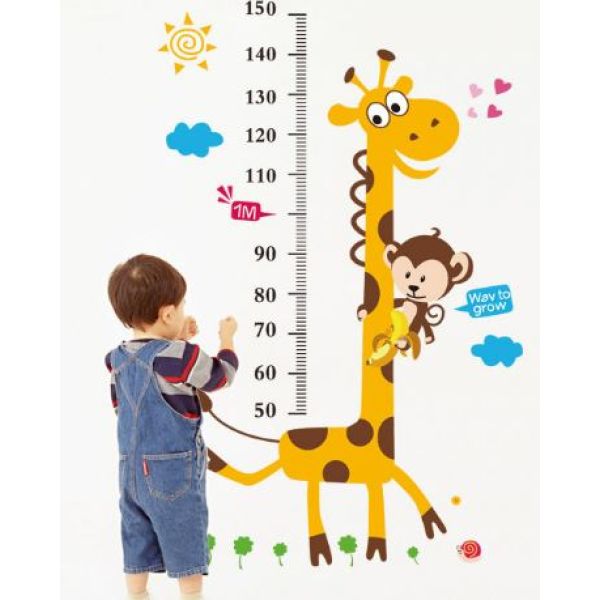 Zidne naljepnice za mjerenje visine vaše djece! 