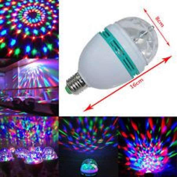 Inovativna vrteca LED disco žarnica