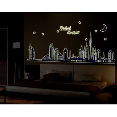 wall sticker ogromna svjetleca naljepnica dubai