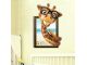3d wall sticker giraffe dimenzije 90x60 cm