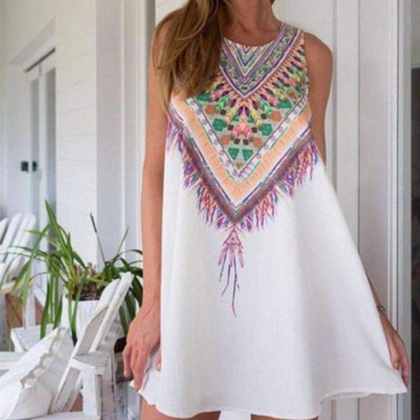 Šifon ženska haljina Kolekcija ljeto 2023 Etnic