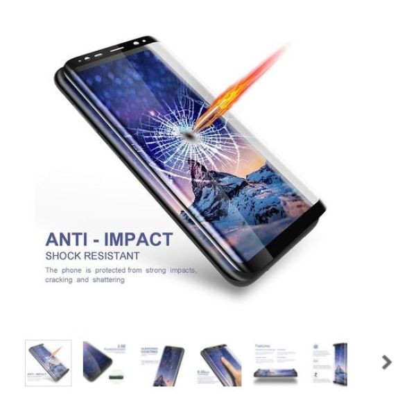 Poklanjamo Kaljeno zaštitno staklo za Samsung Galaxy S8 i S7 EDGE – Prekrije cijeli ekran