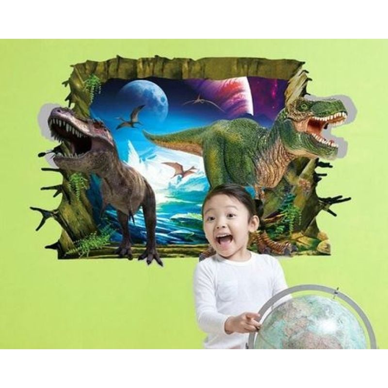 3d wall sticker dinosaurs