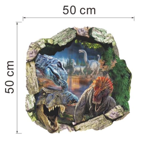 3D wall sticker Dinosaur world
