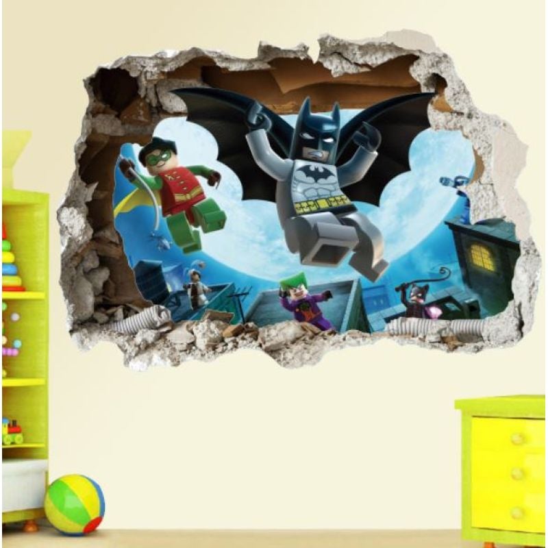 3D wall sticker Batman Lego