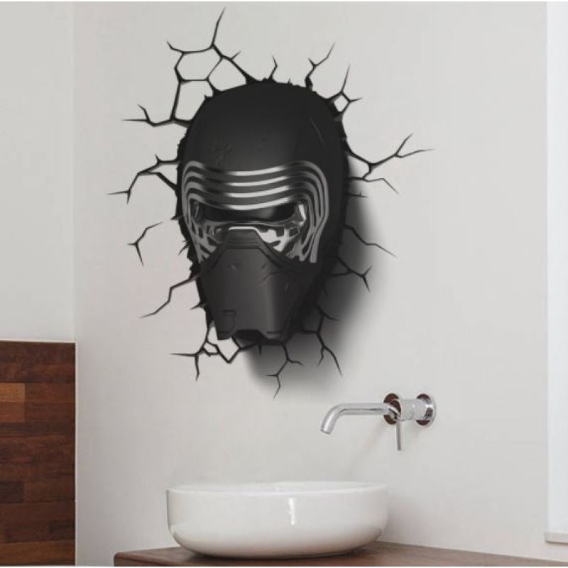 3d wall sticker kylo ren dimenzije 50x60 cm