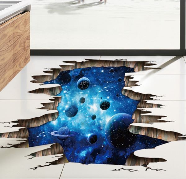 3D wall sticker Galaksija dimenzije 90x60 cm