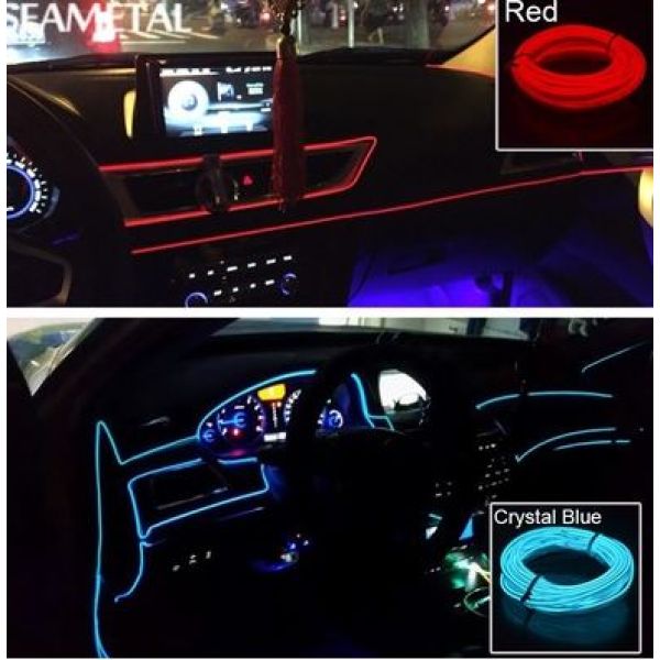 LED trak za osvetlitev okolice v notranjosti avtomobila 300 cm