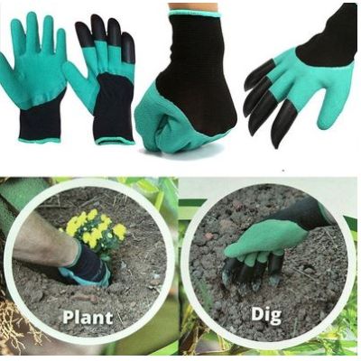 Vrtnarske rokavice s 4 kremplji